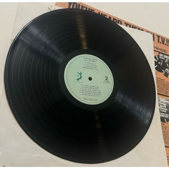 SLIM WHITMAN All My Best Original 1979 LIBERTY RECORDS 12" LP Vinyl Album - Picture 7 of 10